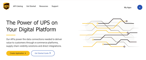 UPS Developer website
